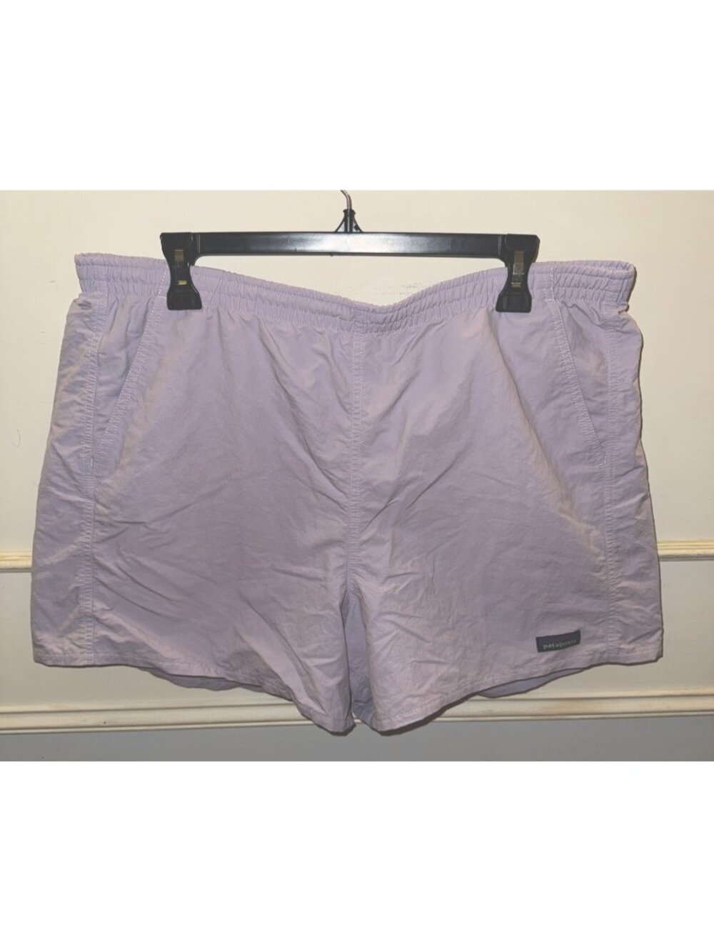 Patagonia Baggies Shorts Extra Large Purple Recycled Nylon Mesh Lined  5" inseam